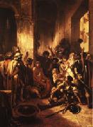 Alexandre Gabriel Decamps Christ at the Praetorium oil
